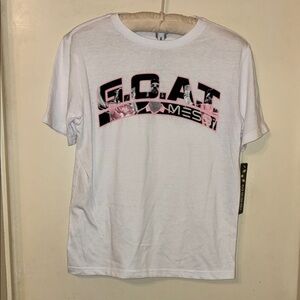 NWT White Kids Messi G.O.A.T Graphic T-Shirt Soccer Miami soccer ⚽️ football